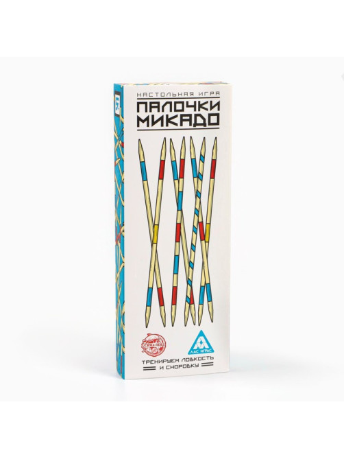 Настольная игра «Палочки Микадо», 31 деревянная палочка, 5+