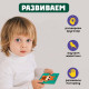 Развивающий набор «Животные леса», 10 тактильных карточек, 3+