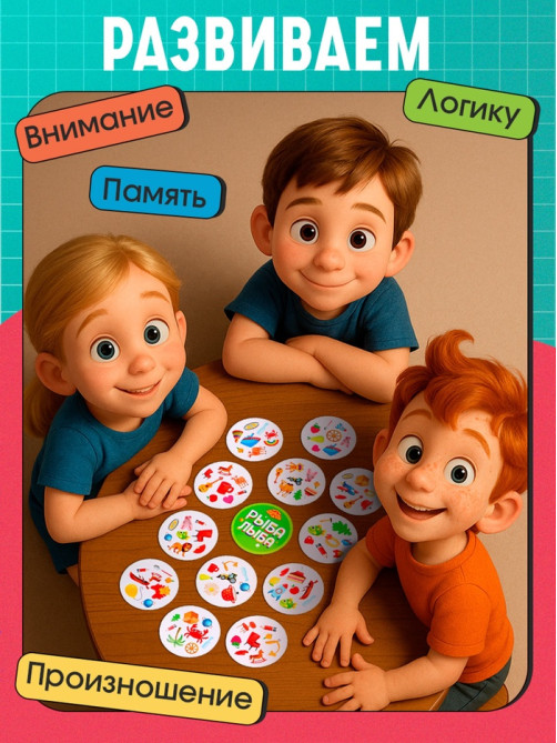 Логопедическая игра «Рыба Лыба»