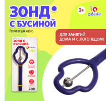 Развивающий тренажёр IQ-ZABIAKA «Зонд с бусиной»