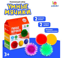 Развивающий набор «Умные мячики», МИКС, 3+