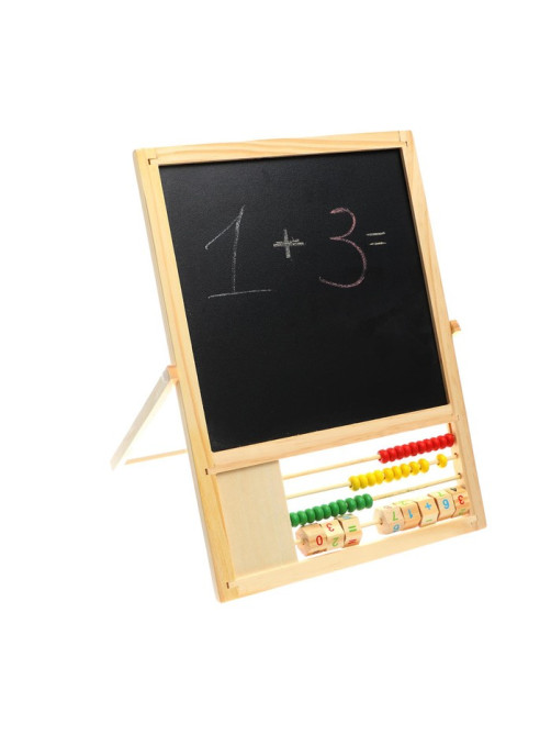 Доска магнитная двухсторонняя, на подставке, рабочее поле: 22×22 см
