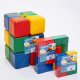 Кубики детские, пластиковые, цветные,16 штук, 6×6 см