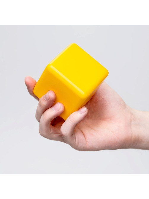 Кубики детские, пластиковые, цветные,16 штук, 6×6 см