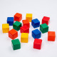 Кубики детские, пластиковые, цветные,16 штук, 6×6 см