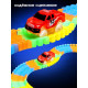 Автотрек Flash Track, гибкий, светится в темноте, 49 деталей