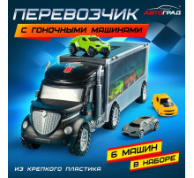 Грузовик «Перевозчик», с 6 гоночными машинами