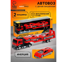 Машинка металлическая «Пожарный автовоз», масштаб 1:64