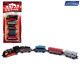 Поезд металлический «Классика», с 4 вагонами, инерция, МИКС
