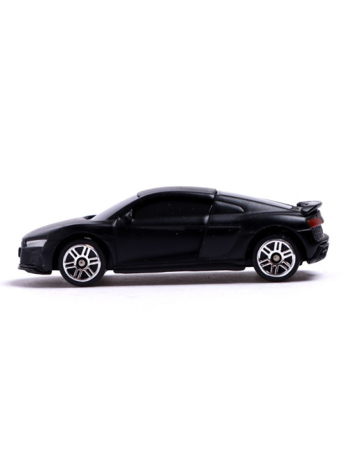 Машина металлическая AUDI R8 COUPE, 1:64, цвет черный матовый