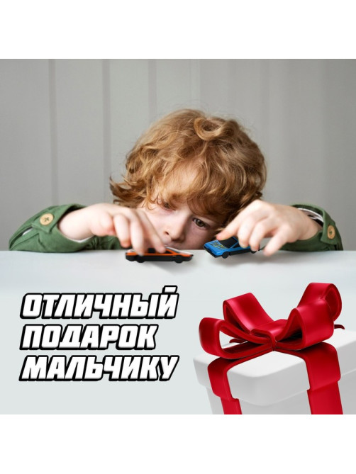 Машинки металлические, набор 8 шт., масштаб 1:64