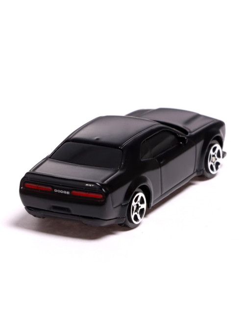Машина металлическая DODGE CHALLENGER SRT DEMON, 1:64, цвет чёрный