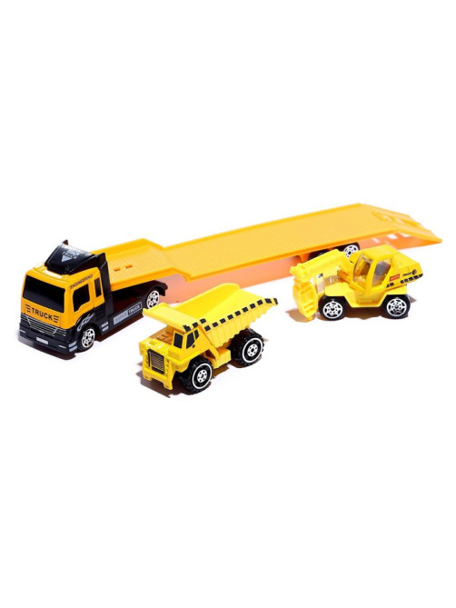 Машинка металлическая «Строительный автовоз», масштаб 1:64, МИКС