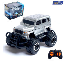 Машина Monster Truck, на радиоуправлении, работает от батареек, цвет серый