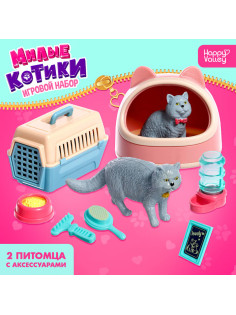 Игровой набор «Милые котики», МИКС
