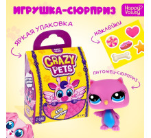 Игрушка-сюрприз Happy Valley «Crazy Pets», с наклейками