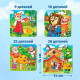Пазл 4 в 1 «Любимые сказки», 86 деталей