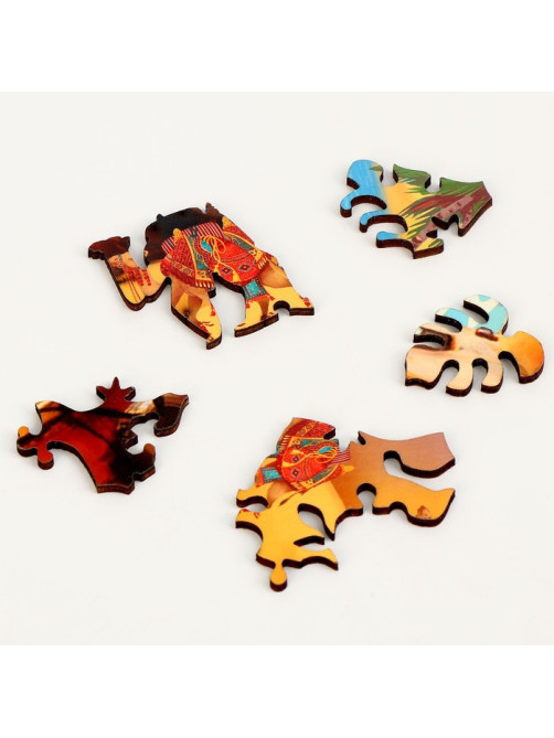 Пазлы фигурные Puzzle «Призрачный мираж» с кулоном на руку, 126 деталей
