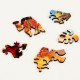 Пазлы фигурные Puzzle «Призрачный мираж» с кулоном на руку, 126 деталей
