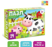 Пазл «На ферме», 24 элемента