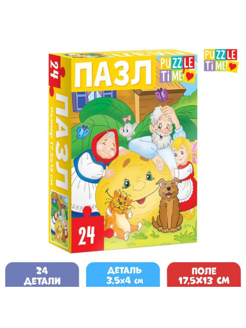Пазлы детские сказки «Репка», 24 элемента