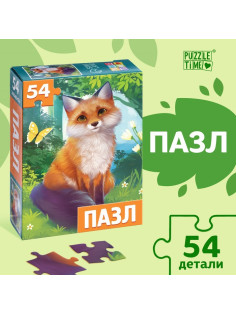 Пазл детский «Лиса», 54 элемента