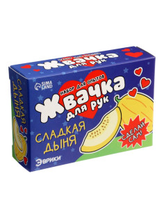 Набор для опытов «Жвачка для рук. Сладкая дыня», слайм своими руками