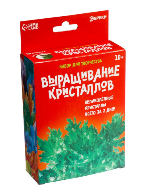 Выращивание кристаллов «Опыты. Лучистый кристалл», цвет зелёный