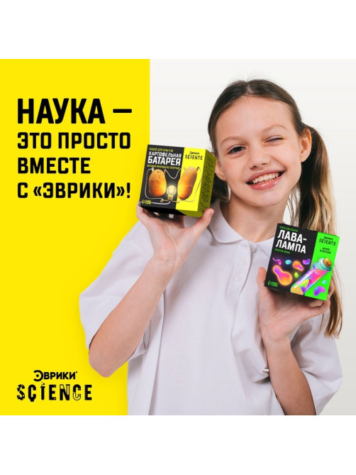 Набор для опытов «Картофельная батарейка»