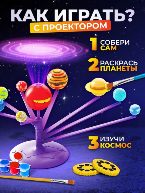 Набор для опытов «Планетарий с проектором»