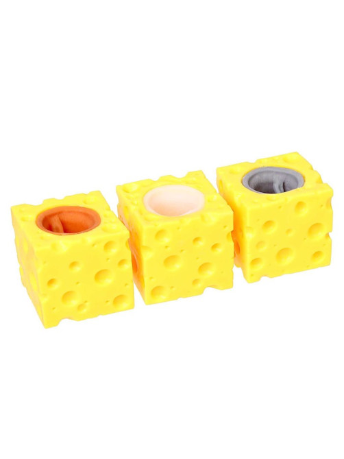 Антистресс сквиш мялка Funny toys «Мышки», в шоубоксе, МИКС