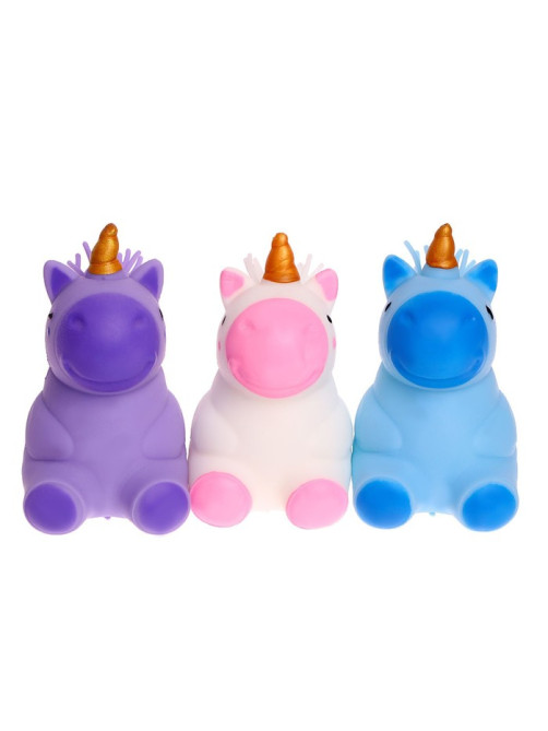 Антистресс сквиш мялка Funny toys «Единорожка», с пастой, в шоубоксе, МИКС
