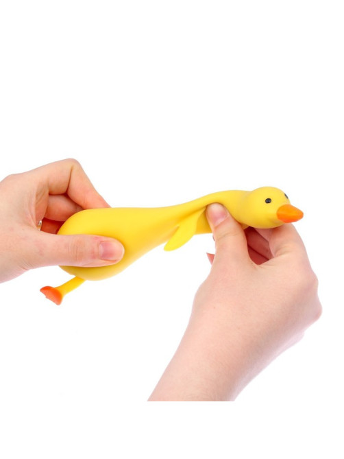 Мялка антистресс тянучка Funny toys «Гусь», с песком, в шоубоксе, МИКС