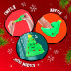 Антистресс игрушка - сюрприз Funny toys «Новогодний Мяк-жмяк», МИКС, мялка с наклейками