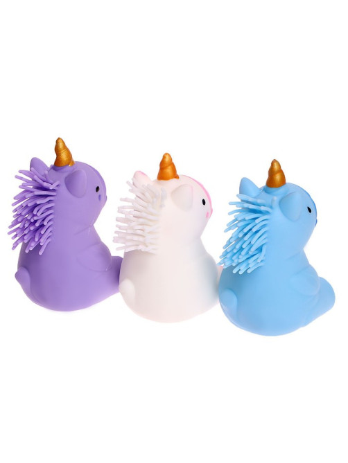 Антистресс сквиш мялка Funny toys «Единорожка», с пастой, в шоубоксе, МИКС
