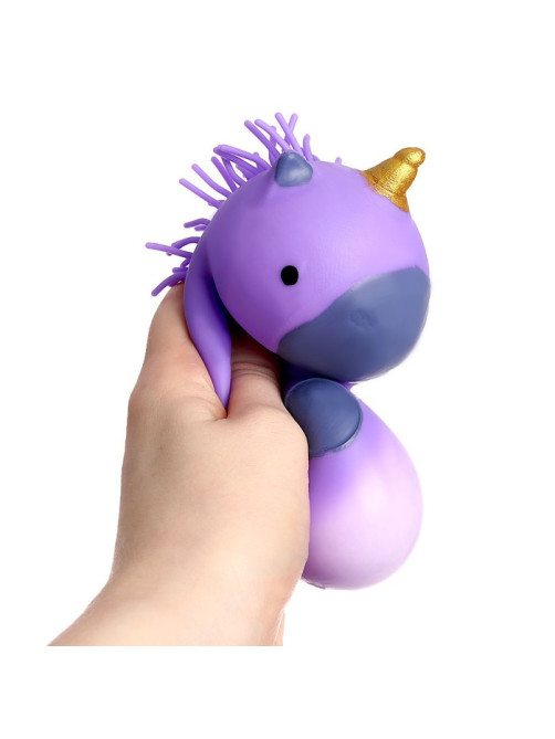 Антистресс сквиш мялка Funny toys «Единорожка», с пастой, в шоубоксе, МИКС