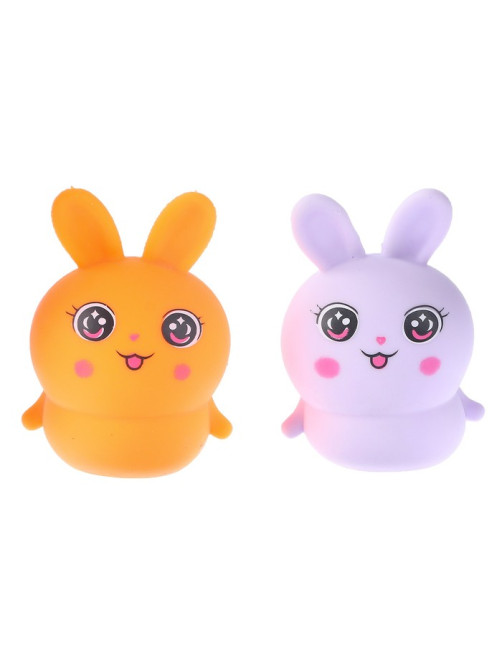 Антистресс сквиш мялка Funny toys «Возьми зайку в свои руки», с пастой, в шоубоксе, МИКС