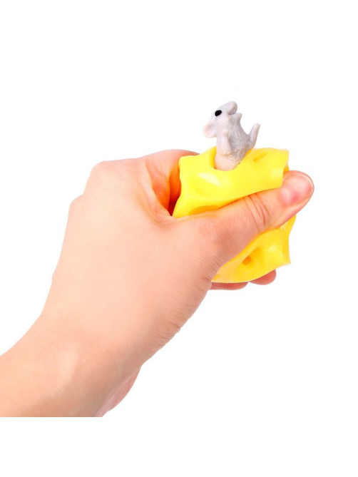 Антистресс сквиш мялка Funny toys «Сырные прятки», в шоубоксе, МИКС