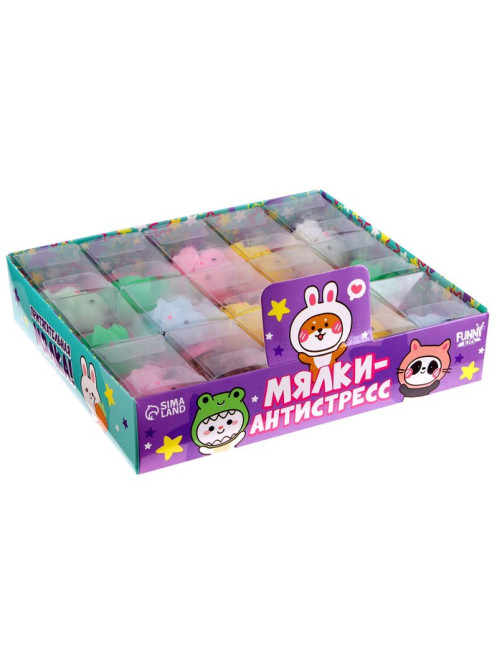 Антистресс игрушка - мялка «Хомяк», МИКС