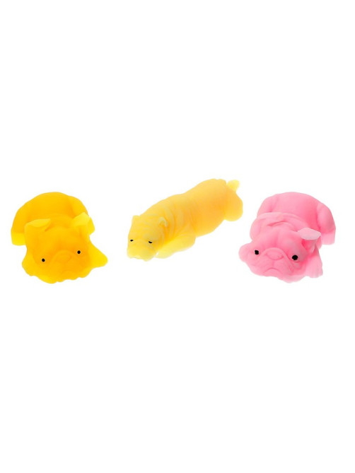 Антистресс сквиш мялка Funny toys «Пёсик», в шоубоксе, МИКС