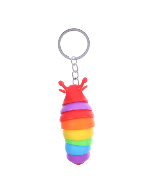 Игрушка антистресс гусеница Funny toys «Чик-чирик», МИКС, брелок, в шоубоксе