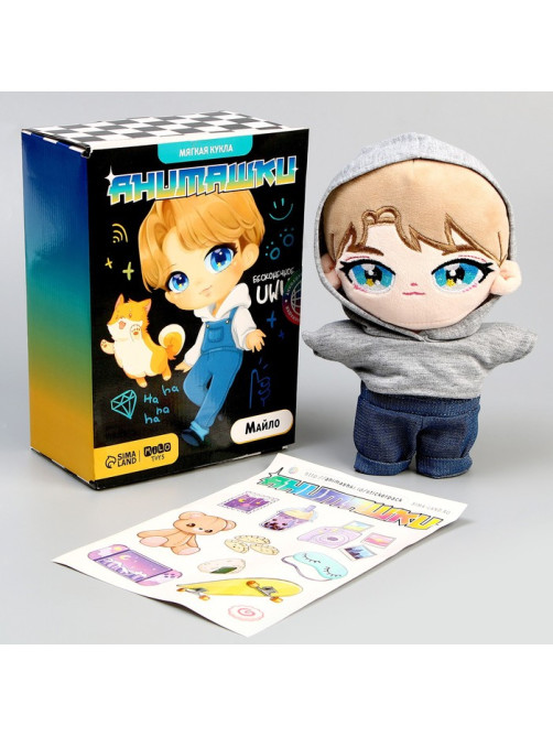 Кукла мягкая Milo toys «Майло», 22 см