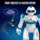 Робот на пульте управления IQ BOT GRAVITONE, радиоуправление, интерактивный, русское озвучивание, цвет синий