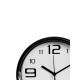Часы настенные «Числа», d=23 см, черные