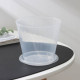 Горшок для орхидей с поддоном «Доляна», 800 мл, пластиковый, прозрачный