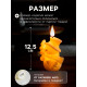 Светодиодная фигура «Снеговик» 7×12.5×5.5 см, пластик, от батареек AG13×3, свечение тёплое белое