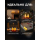 Светодиодная фигура «Снеговик» 7×12.5×5.5 см, пластик, от батареек AG13×3, свечение тёплое белое