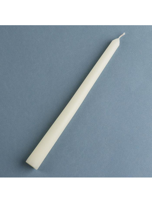 Свеча античная, 2.2×25 см, лакированная белая