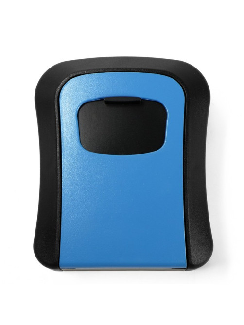 Ключница с кодовым замком, размер 12×9.6×4 см, синяя