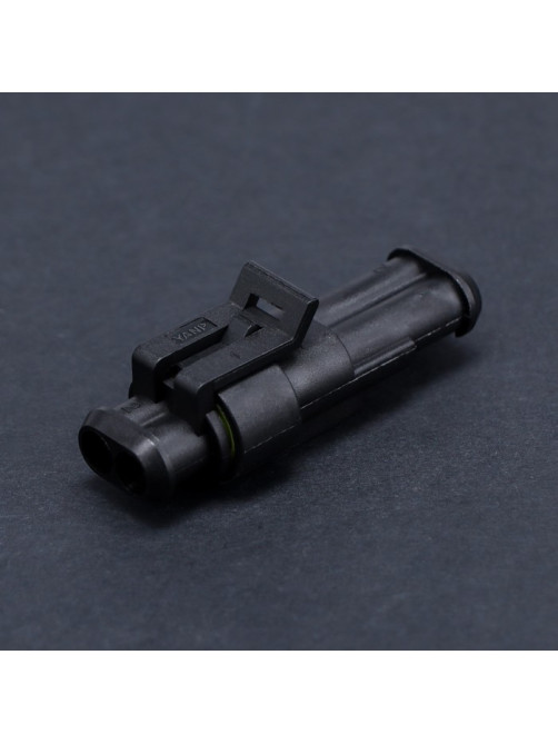 Разъем автомобильный, герметичный штекер-гнездо DJ7021-1.5-11/21, 2 контакта, набор 5 шт.
